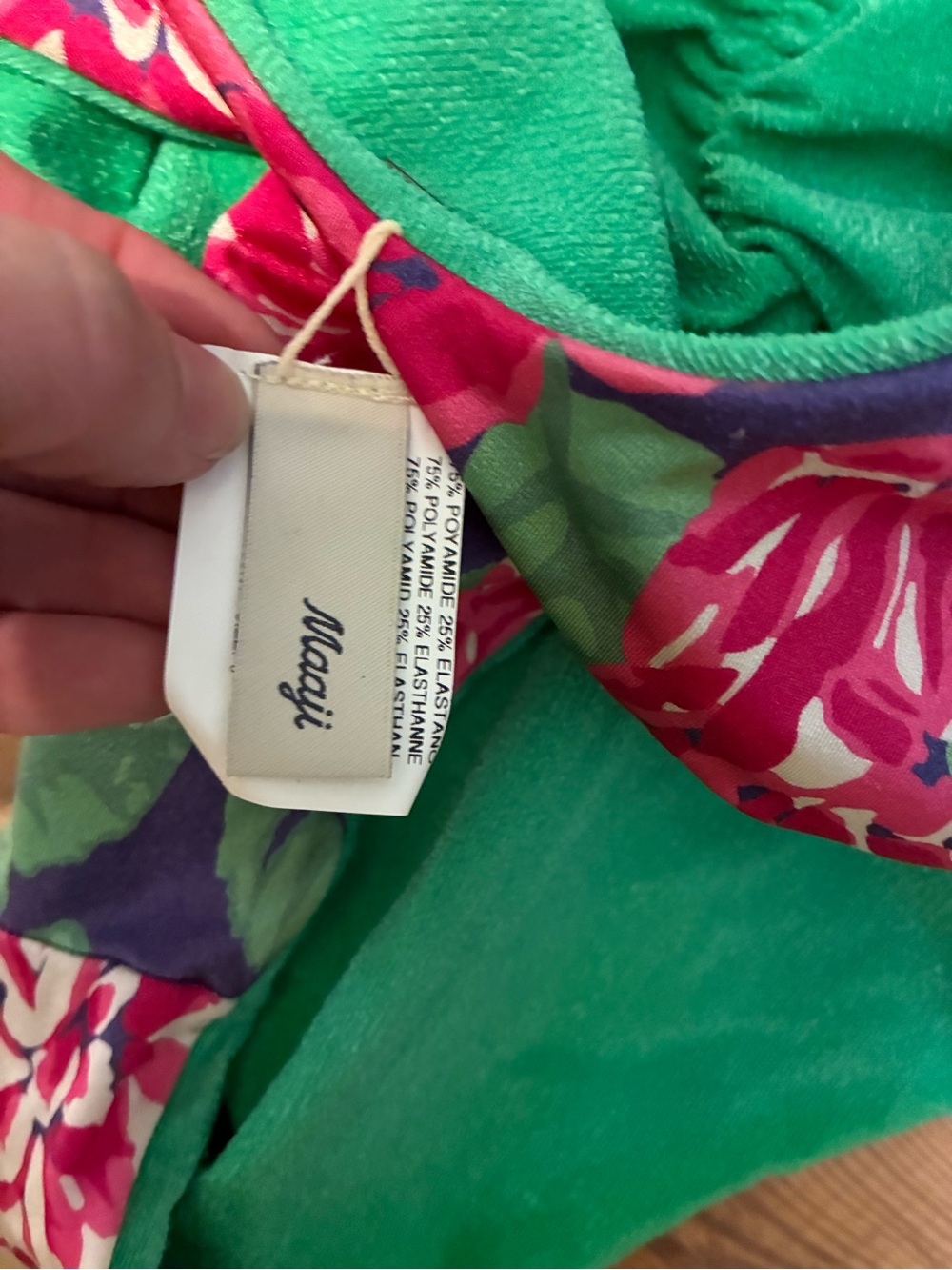 Maaji Floral One-Piece Swimsuit Size S Underwire Bust - Picture 3 of 4